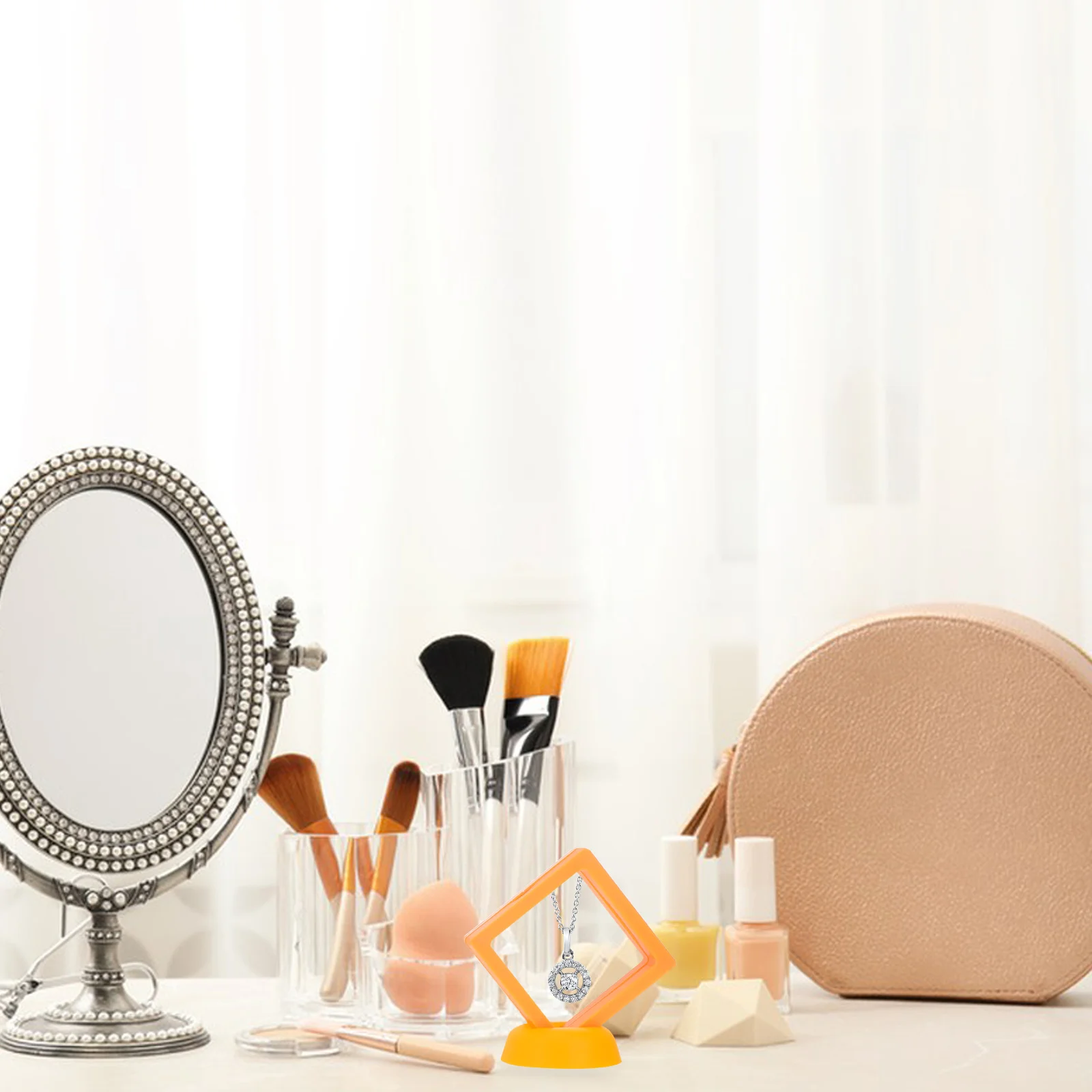 

6pcs Display Box Transparent Specimen Floating Frame Coin Display Holder for Insects Butterflies Rocks Modern Home