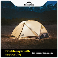 Naturehike Mongar UL Hiking Tent Ultralight 1/2 Persons Travel  Outdoor Double Layers Waterproof Backpacking  Camping Portable