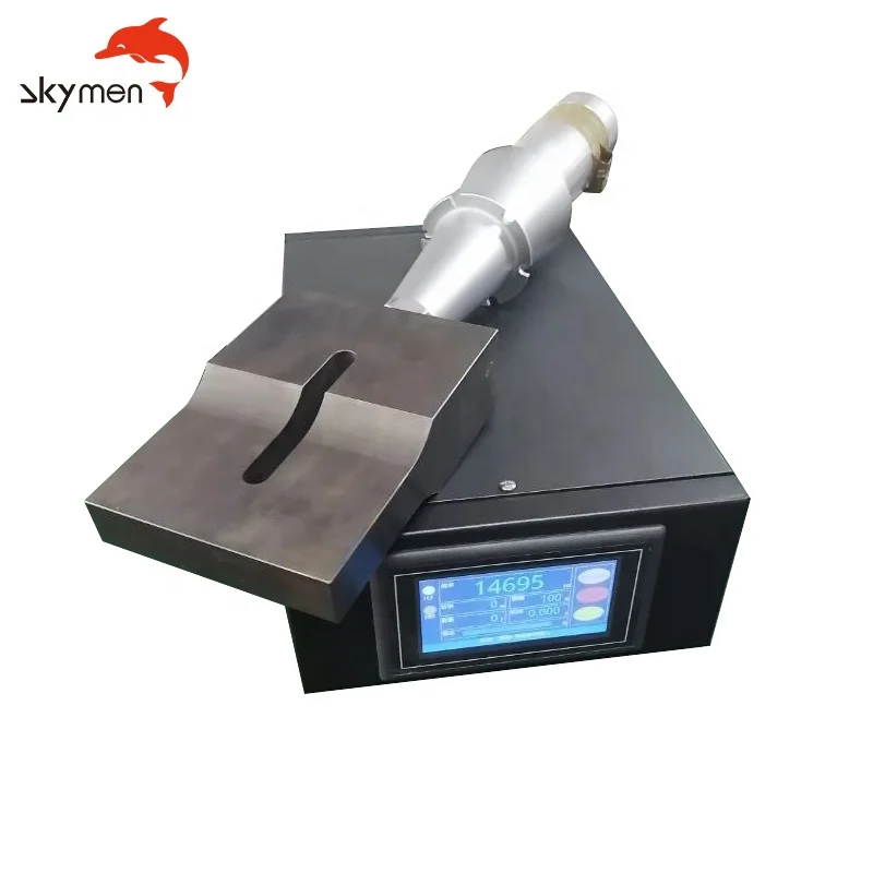 15khz 2600w ultrasonic plastic welding machine with digital generator+transducer+horn 120*25mm fast weld