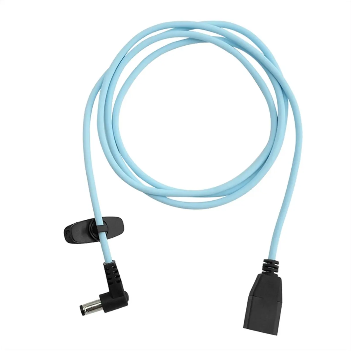 ABIU XT60 Male to DC5521 Silicone Power Cable for FPV Goggles Battery Connection Blue