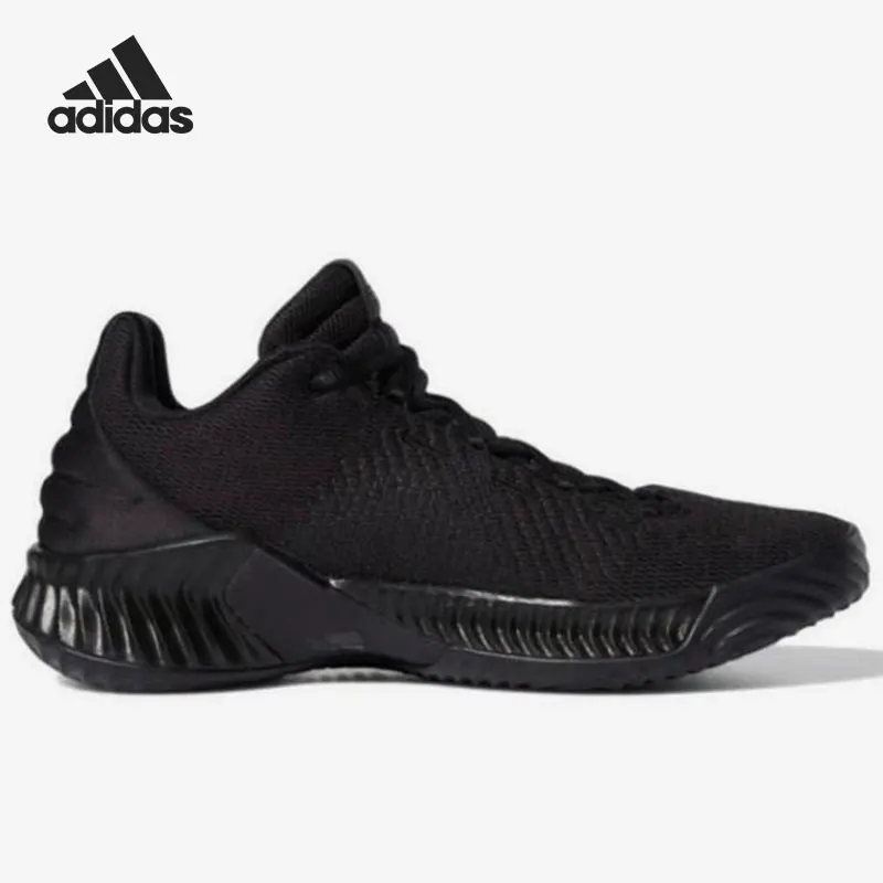 حذاء كرة السلة Adidas الرسمي الأصلي للرجال باللون الأسود Warrior On-Court FW0905