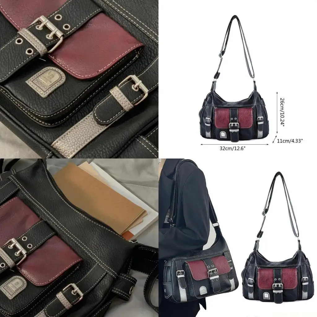 

X90D Сумка большой емкости для женщин Универсальная сумка через плечо из искусственной кожи