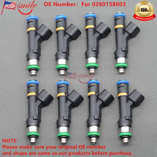 

New 8x Upgraded Fuel Injectors Fit for 2004 For Ford F-150 5.4L V8 0280158003