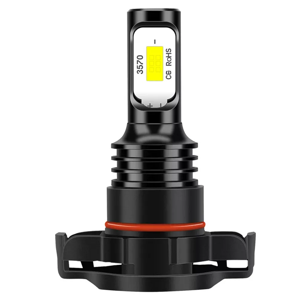 검은색 자동차 안개등 밝은 조명 12V 24V 전압 호환성 4000 루멘 밝기 불리한 날씨 운전