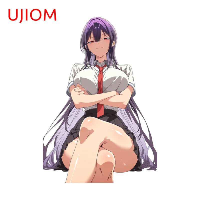 UJIOM Takamine Takane Sexy Waifu Wall Sticker Enchanting Sitting Posture Sunscreen Adhesive Decal DIY Decoration Chambre