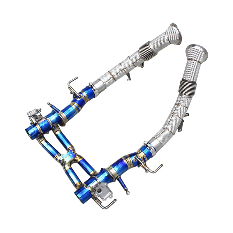 

OEM Straight Through Catback Downpipe For Ferrari SF90 3.9T V8 2019-2023 Factory Valves Exhaust System