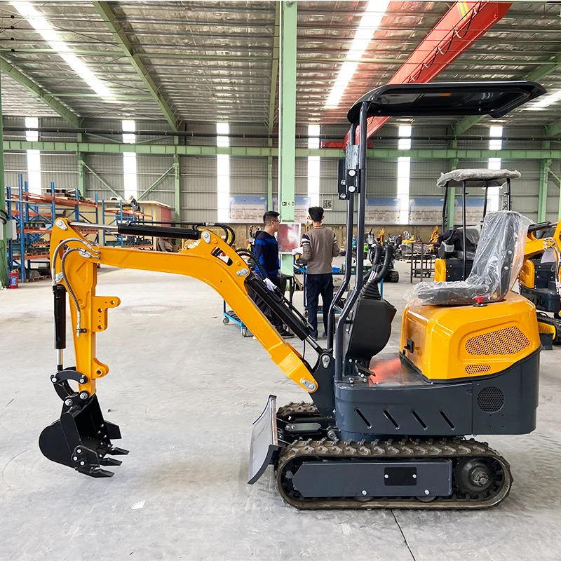 Customized Free Shipping Mini Excavator 1.2 ton Digging Machine Farm Hydraulic Small Micro Digger Epa Engine Crawler Excavator