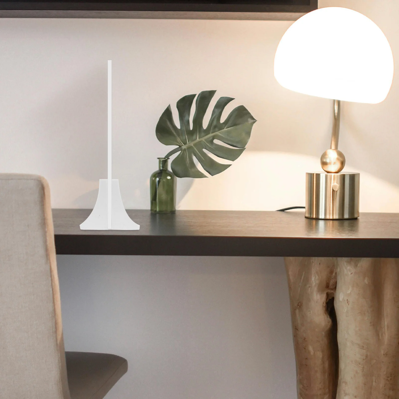 4Pcs Desk Partition Clamp Movable Base Screen Stand Stable Office School Exam Divider Holder Easy Installation Desktop Baffle