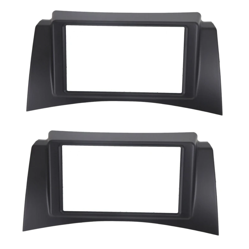 2X For Lifan 320 05-14 2Din Audio Panel Modification Panel DVD Navigation Panel Frame Car Fascias Stereo Radio Panel