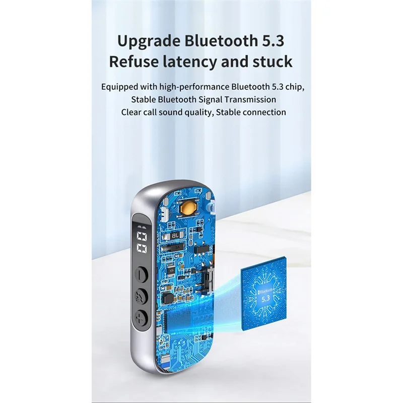 -A25M ؟ 2 في 1 سماعة لاسلكية تعمل بالبلوتوث 5.3 جهاز إرسال واستقبال 3.5 ملم جاك لسيارة الموسيقى الصوت Aux A2dp سماعة استقبال يدوي