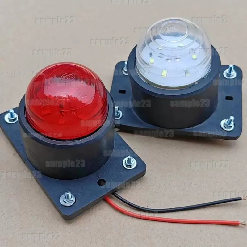Box Truck Cabin Ceiling Light Waterproof High Bright LED Width Indicator Light 12v24v Gallery Light Rubber Four Corner