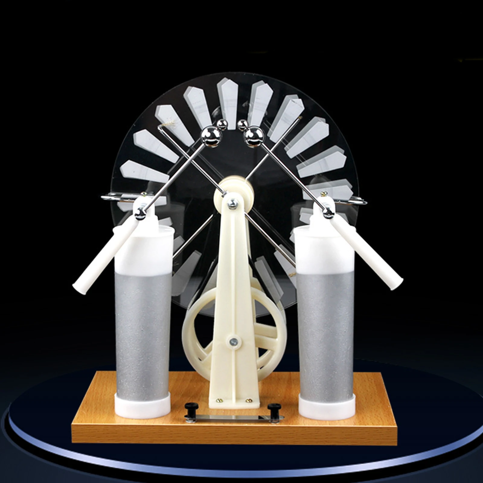 Static Electricity Generator Leyden Jar Generator Demonstration Tool Educational Physics Equipment for Teens Classroom Kids