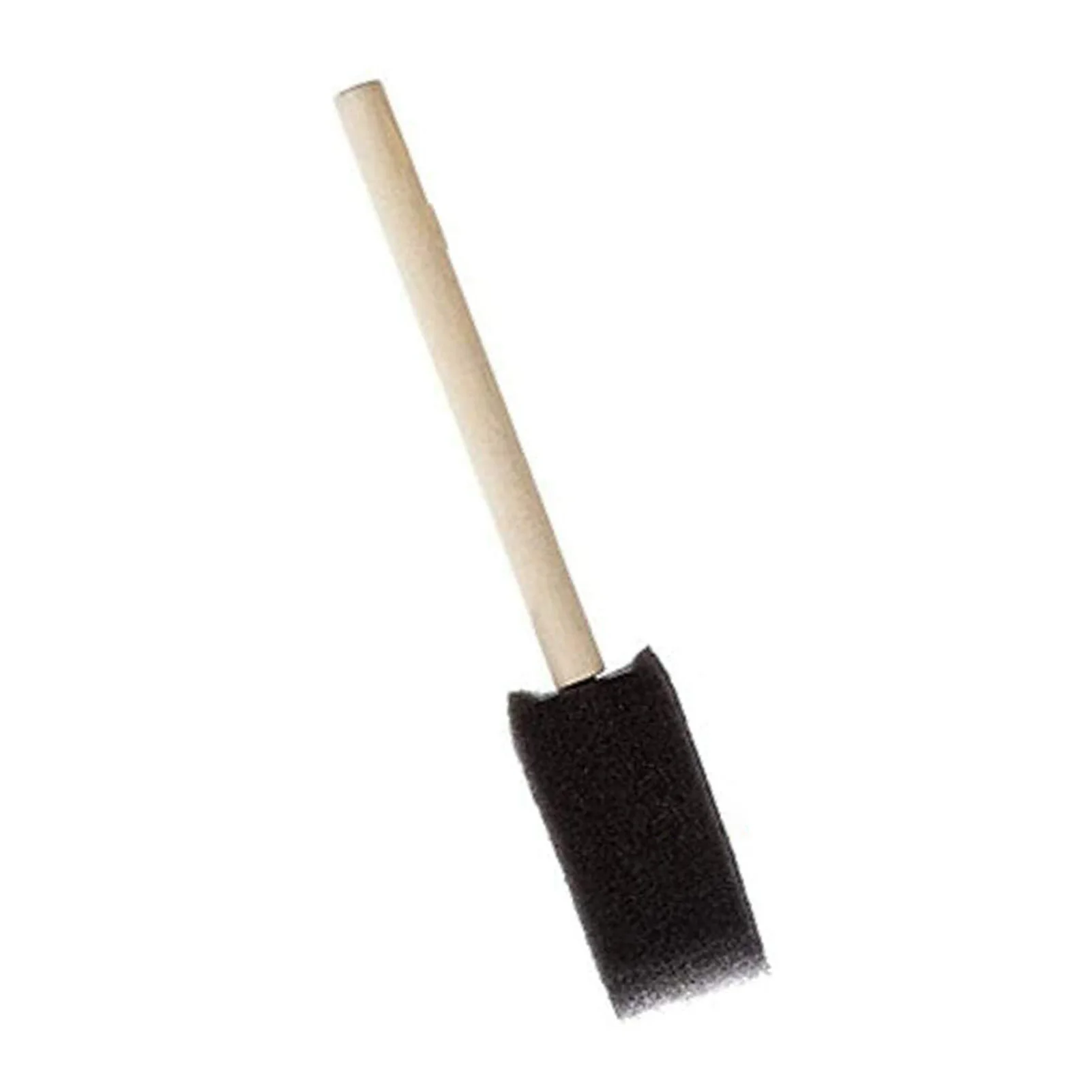 Soft Foam Wedge-shaped Sponge Brush Flat Head Design Sponge Brush for Absorbing Paint and Reducing Drip