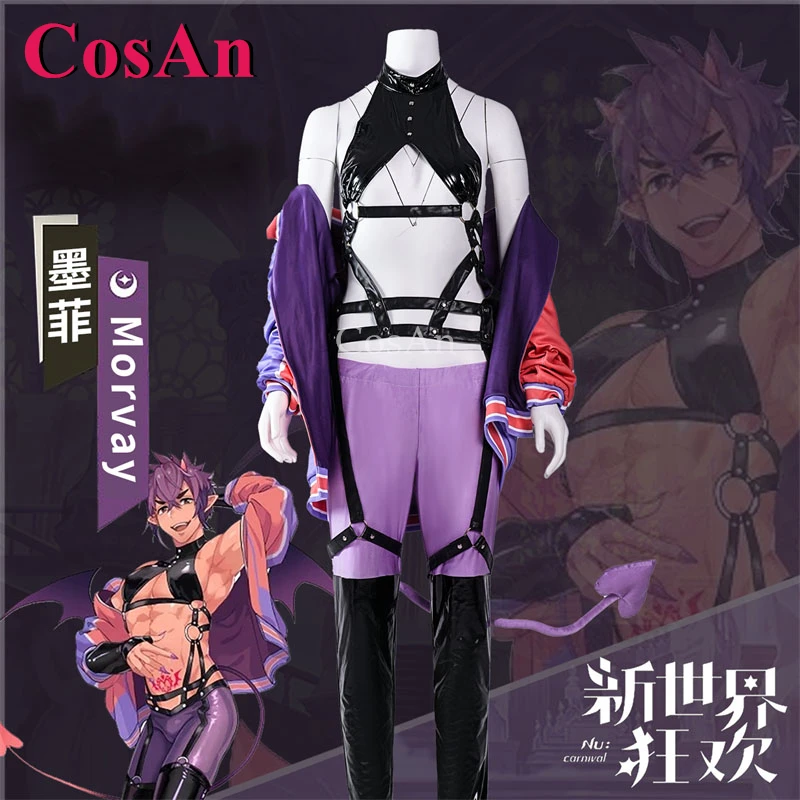 

CosAn аниме-игра Nu: Carnival Morvay костюмы для косплея модная униформа полный комплект Хэллоуин вечерние ролевые игры одежда S-XXL новинка