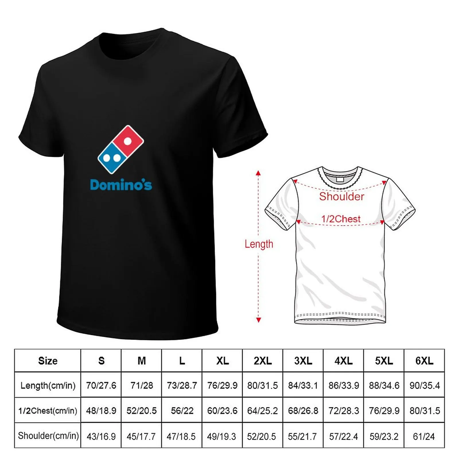 Dominos Pizza Essential T-Shirt custom t shirt kawaii clothes T-shirt men