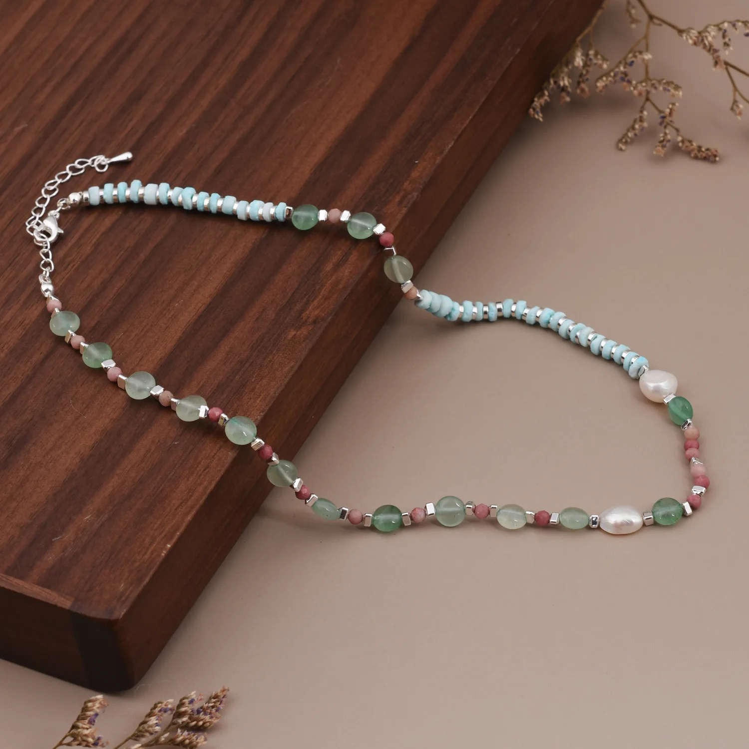 

Multicolor Natural Stone Beaded Necklace for Women Handmade Body Chain with Vintage and Elegant Collar Design Featuring Bikini