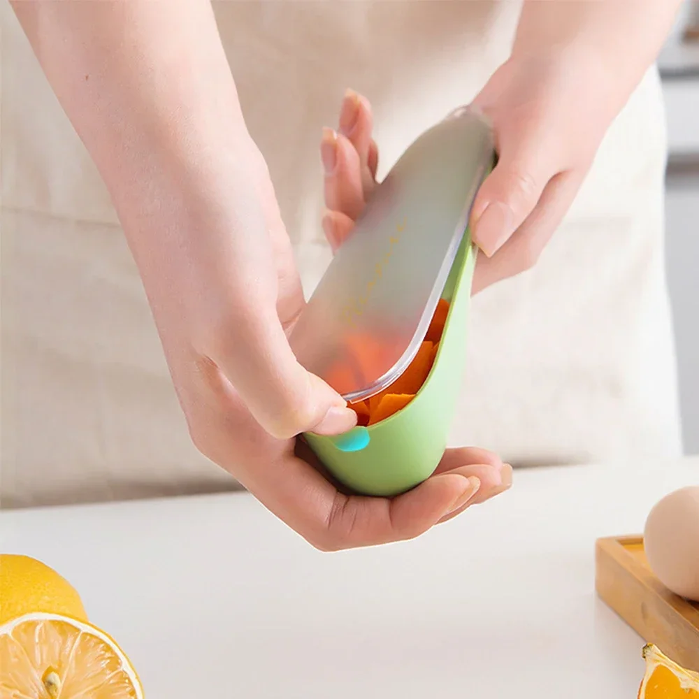 2025 Hot Vegetable Peeler Fruit Stainless Steel Peelers With Container Multi-Function Cutter Portable Peeler Kitchen Cucumbe