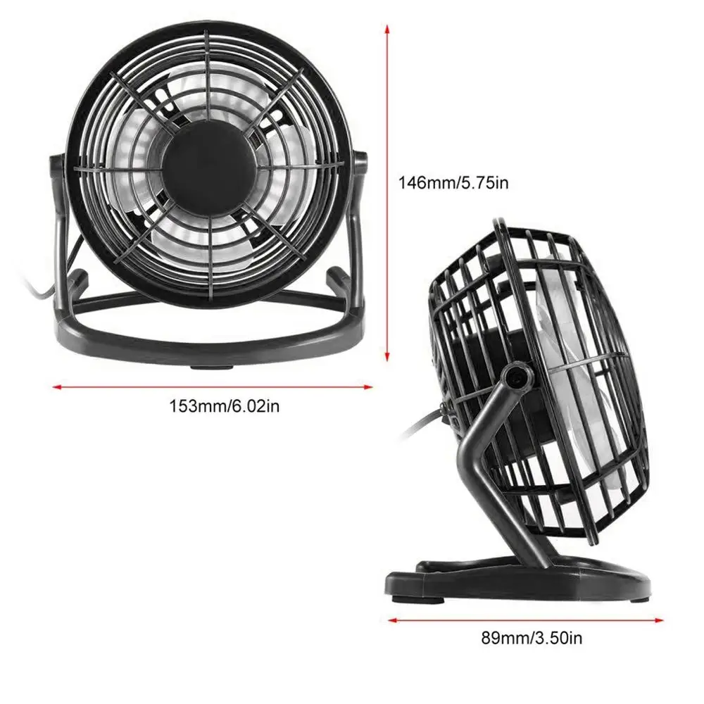 Summer Mini Cooler Fans USB Fan Portable Desktop DC 5V 180 Degree Rotatable Fan For Computer PC Laptop Notebook Dropshipping