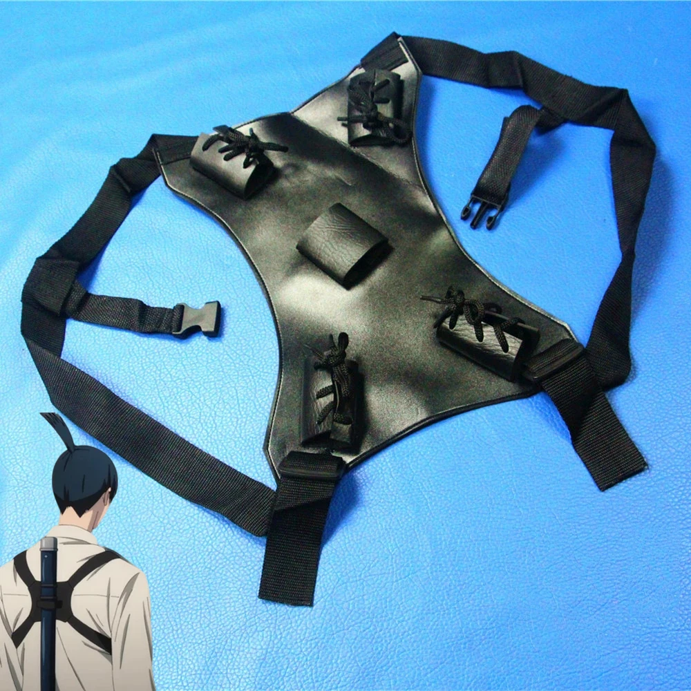 

Anime Hayakawa Aki Cosplay Shoulder Straps Makima Denji Pants Straps Suspenders Clothes Accessories Halloween Prop