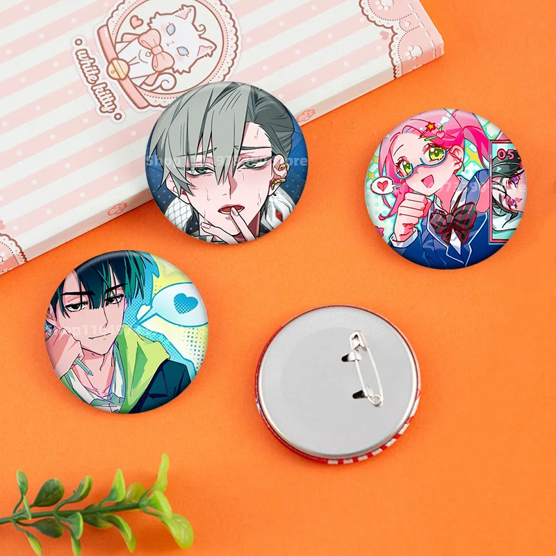 Cartoon Mizi Sua Ivan Icons Badge Pins Anime ALIEN STAGE Luka Till Brooch Comic Figure Brooches for Bag Hat Clothing Fans Gift