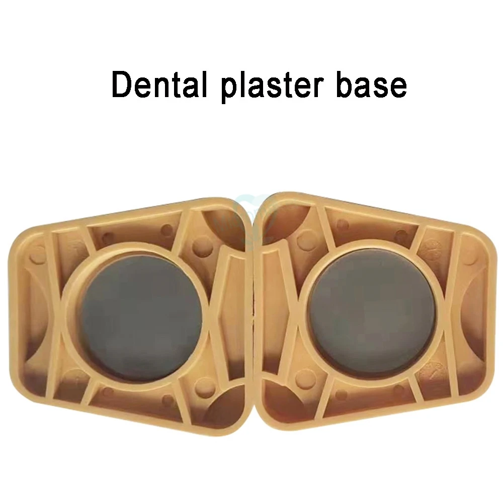 2sets Dental Plastic Articulator Model Bite For Girrbach Magnetic Base Plate for Dental Tool