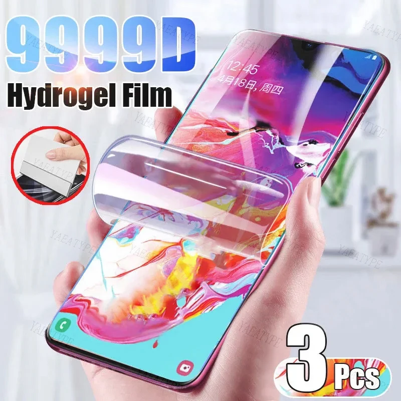 3Pcs Hydrogel Film For Nokia 3.4 8.3 2.2 2.3 3.2 4.2 6.2 7.2 5.1 Plus 6.1 6 7 Screen Protector Film