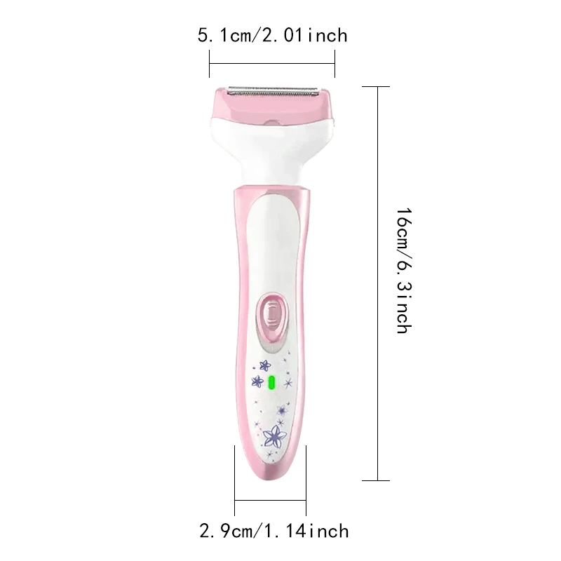 4-in-1 Elektrisches Haarentfernungsgerät, USB-Aufladung Damen-Augenbrauentrimmer, Nasenhaar-Unterarm-Beinhaar-Trimmer, Bikini-Rasierer – Detail 1