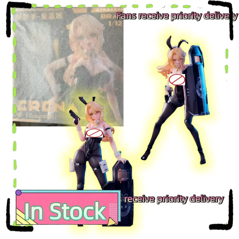 

【In Stock】Rabbit Rapid Response Team Shield Bearer ERENA 1/12 Action Figure Doll Animation Model Toy Collection Desktop Ornament