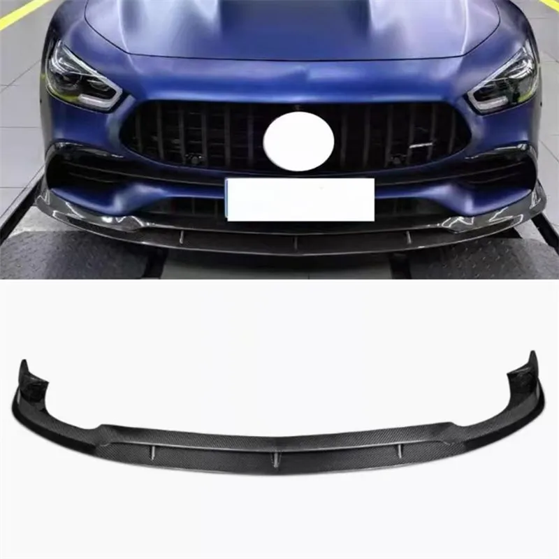 

For Mercedes Benz AMG GT50 GT53 19+ Real Carbon Fiber Front Lip Front Bumper Lower Under Spoiler Splitter Accessories Body Kit