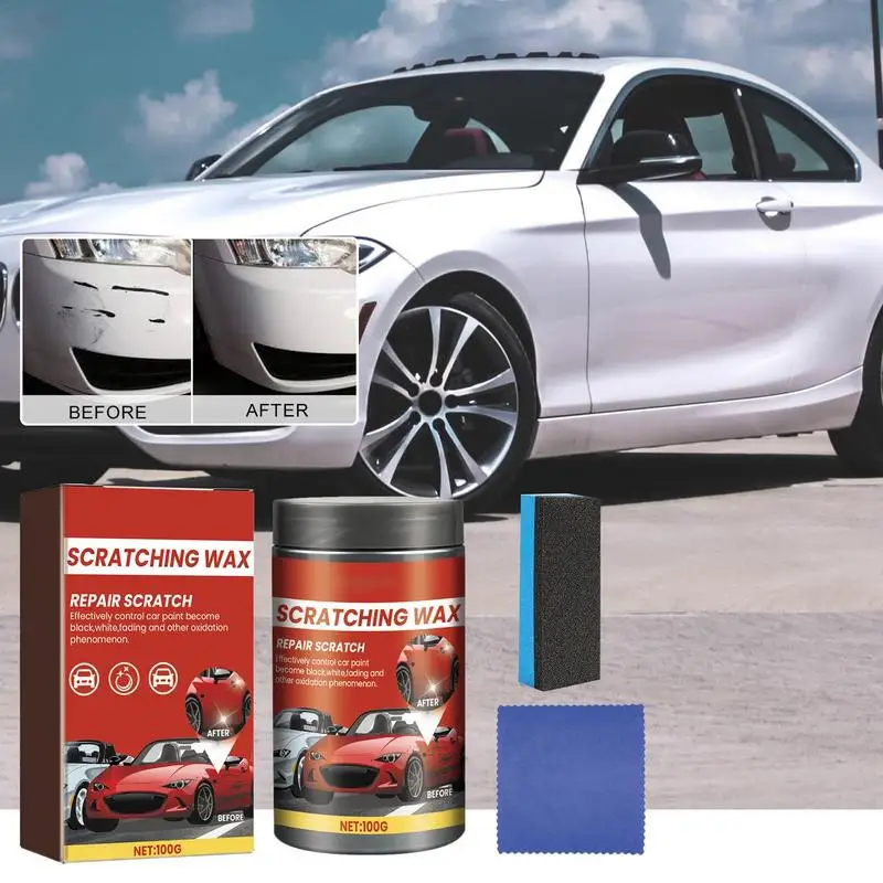 Car Scratch Repair Paste Gentle Car Scratch Remover Car Paint Scratch Repair Car Polishes & Waxes Enhances Vehicle Shine