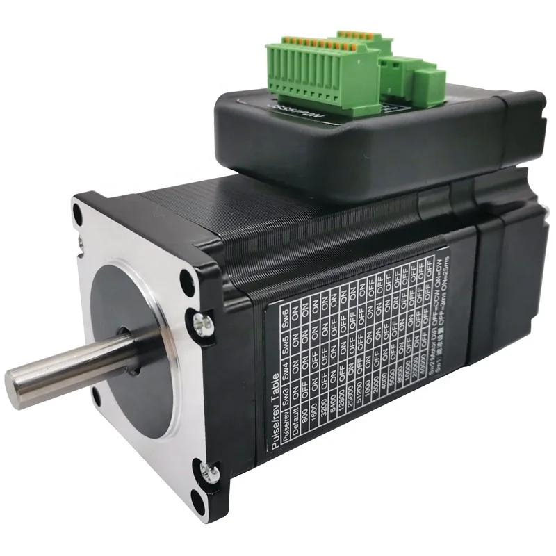 Motore passo-passo ad anello chiuso integrato Nema23 2N.M con encoder utilizzato per macchine CNC