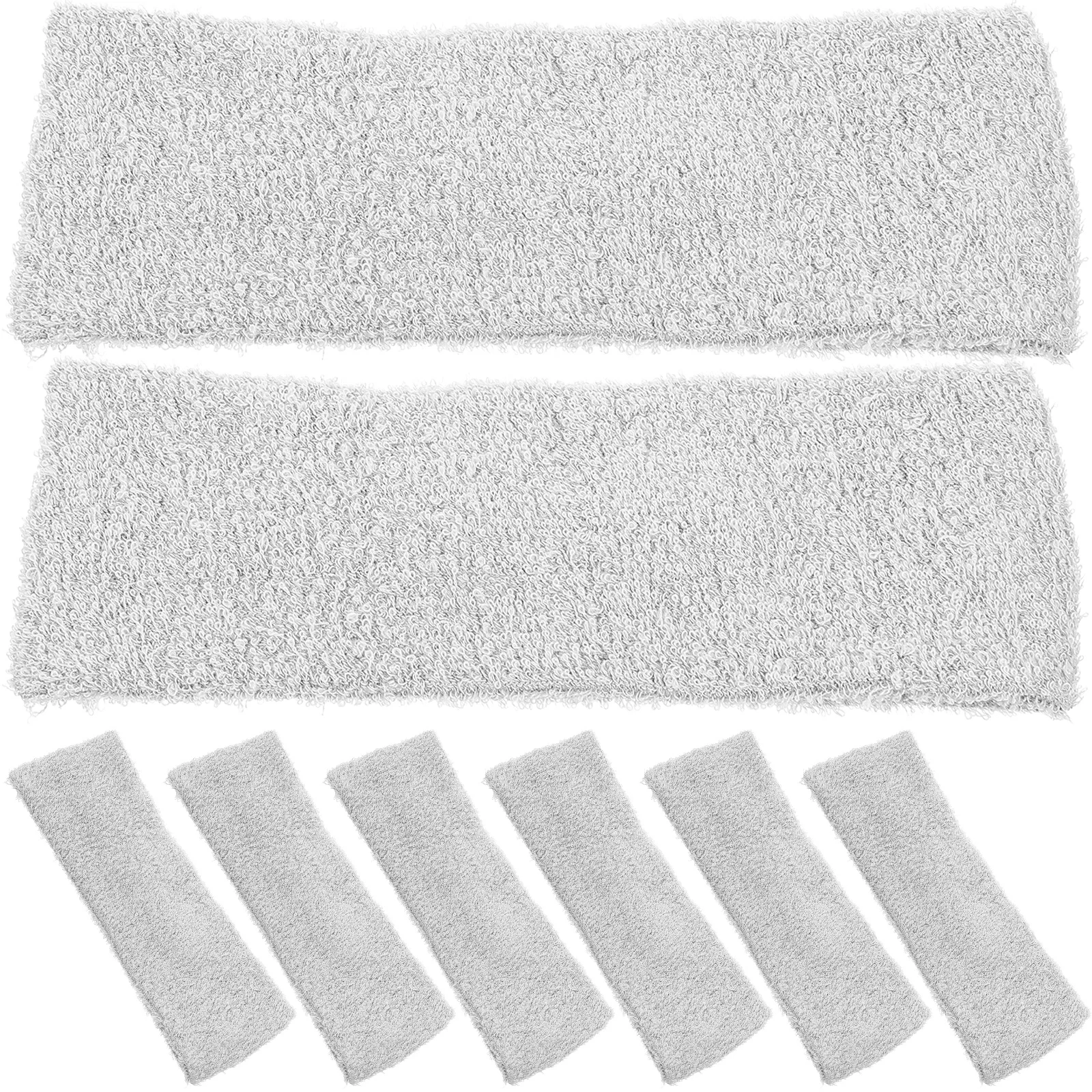 

8Pcs Sports Headbands Elastic Sweat Absorbing Hair Bands Comfortable for Running Yoga Fitness Activities Headbands for Men