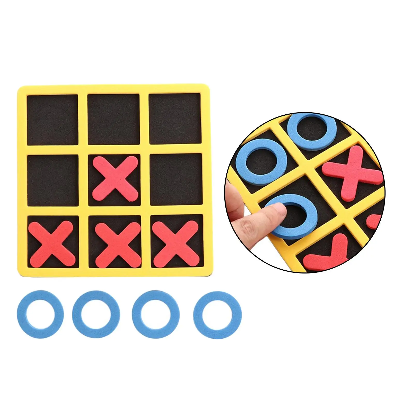 2X Noughts And Crosses Board Brain Teaser Games Kids Educational Toys