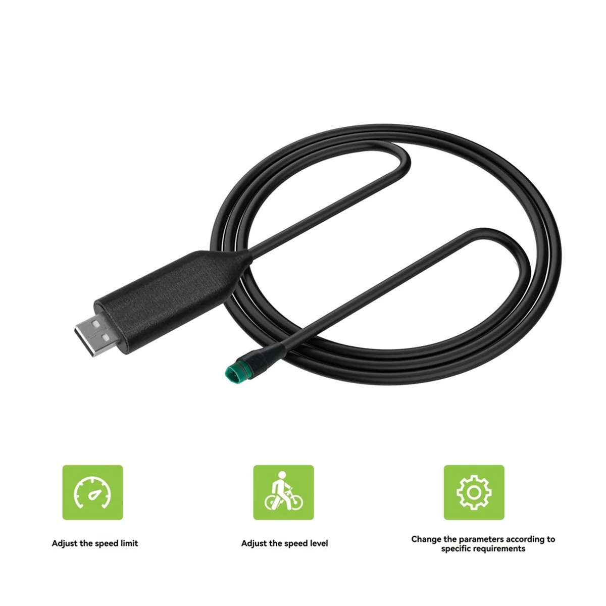 

2525+ USB Programming Cable for BBS01 BBS02 Mid Drive Center Electric Bike Motor Programmed Cable CAN Protocol