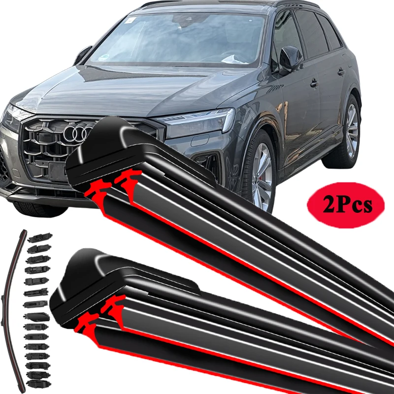 

For Audi Q7 SQ7 2005-2024 Car Windshield Wiper Blade Front Windscreen Brushes Washer Accessories Cleaning Replacement Parts
