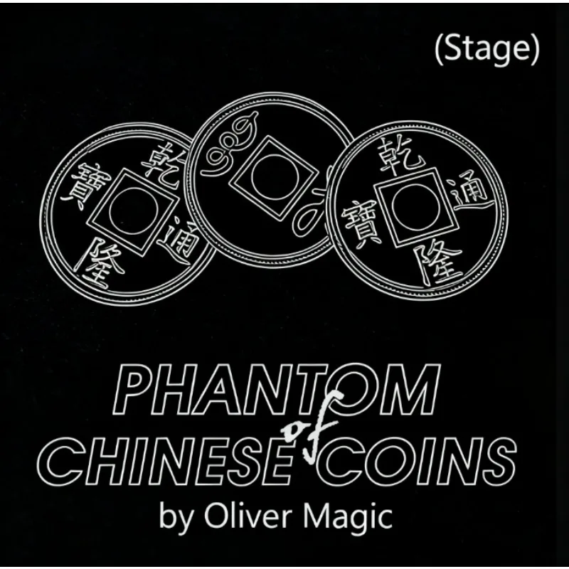 

Призрак китайских монет 55 мм сценический фокус от Oliver Magic Illusion для профессиональных фокусов классический магический набор реквизитов