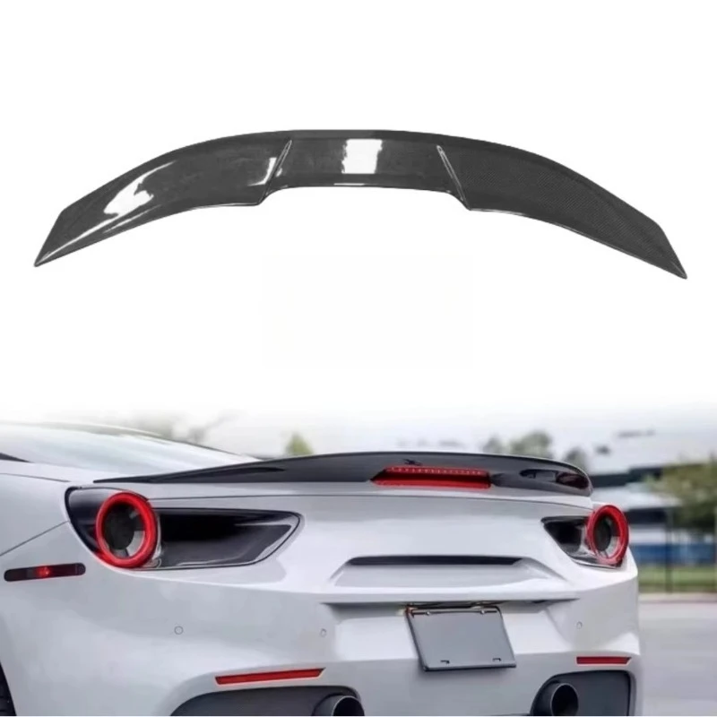 

Автомобильный задний спойлер из углеродного волокна, подходит для Ferrari 488 V, высококачественный спойлер, стабилизатор, спойлер багажника
