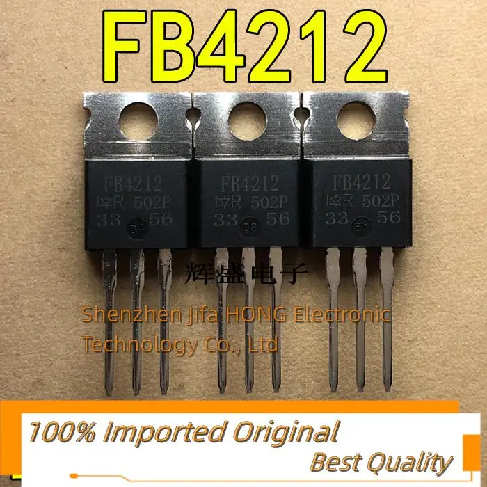 10PCS/Lot  IRFB4212 IRFB4212PBF IR TO-220  MOSFET 18A 100V N-Channel Best QualityReally Stock Original