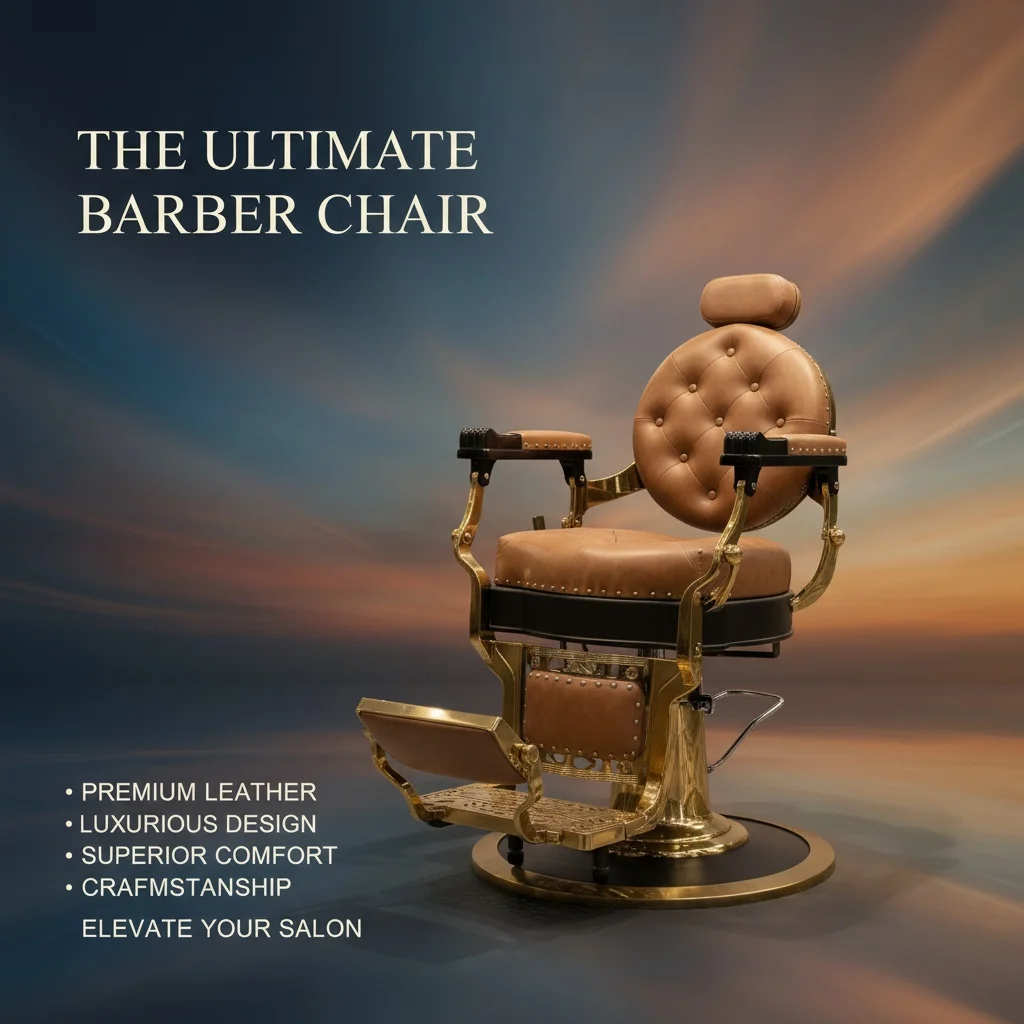 

New Design High-end Hair Dyeing Perming Shaving Lift and Tilt with Built-in Technician Styling Barber Salon Chair