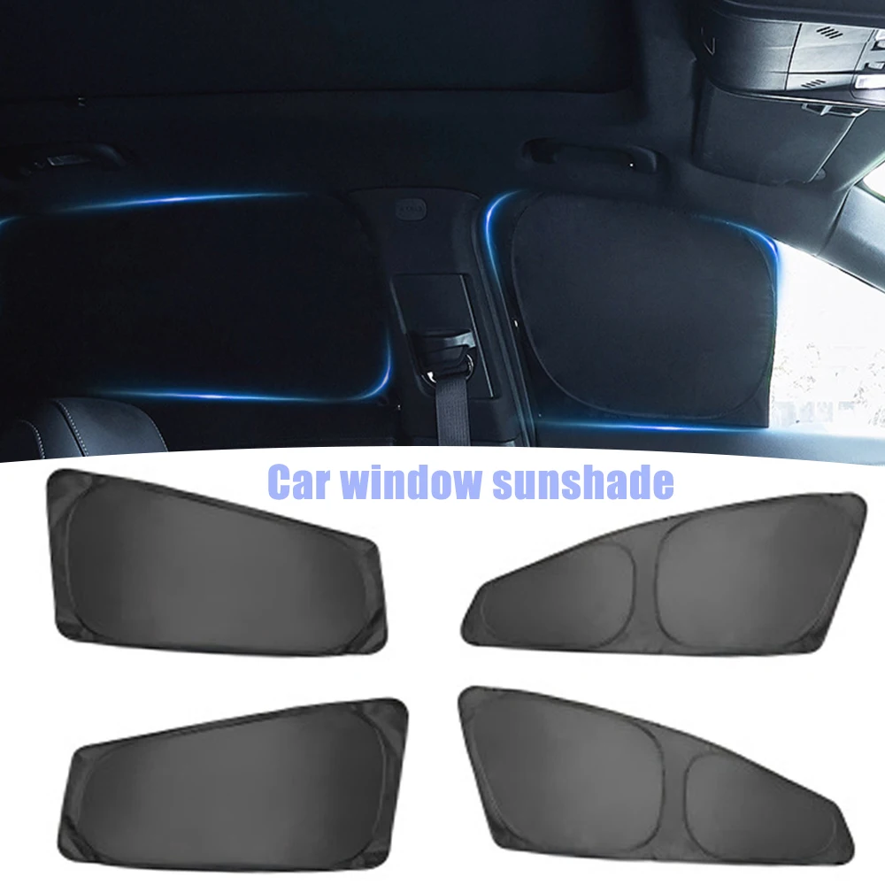 Interior accessories for Tesla Model 3, Model 3 Highland, Model Y, Model Y Juniper, and Model S: full blackout, heat-insulating,