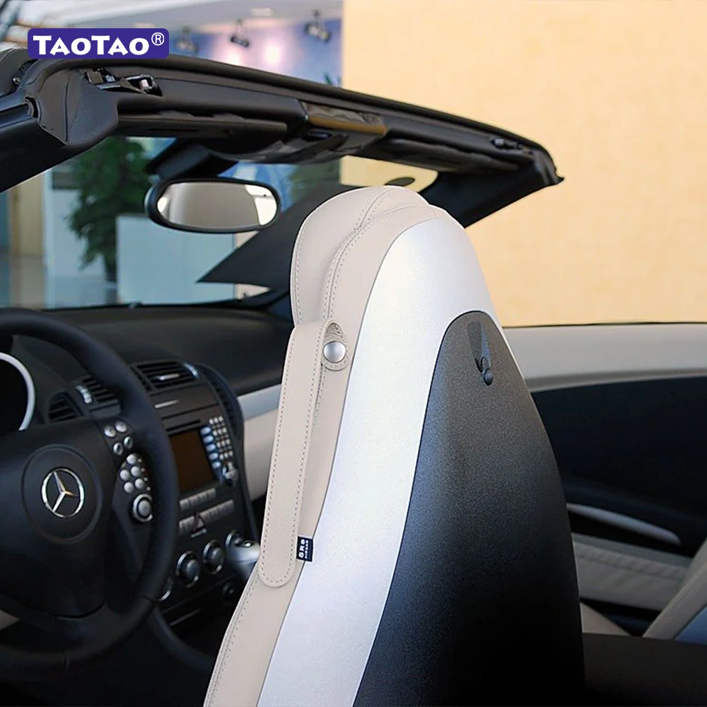 For Mercedes Benz SLK R171 Roadster 2004 20005 2006 2007 2008 2009 2010 2011 Faux Leather Custom Car Seat Covers Accessories