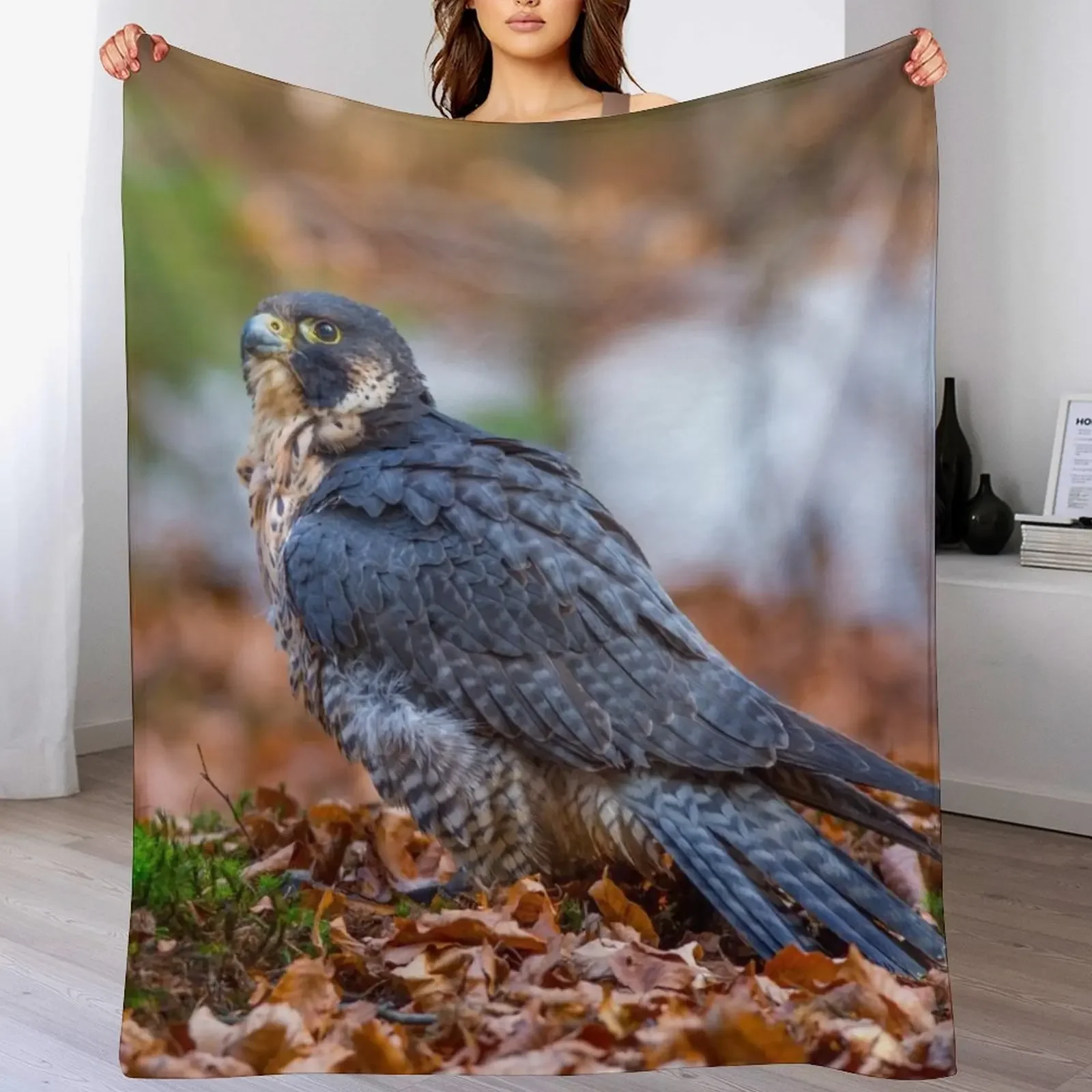 

New Peregrine Falcon Throw Blanket Versatile Cozy Throw Blanket for All Occasions
