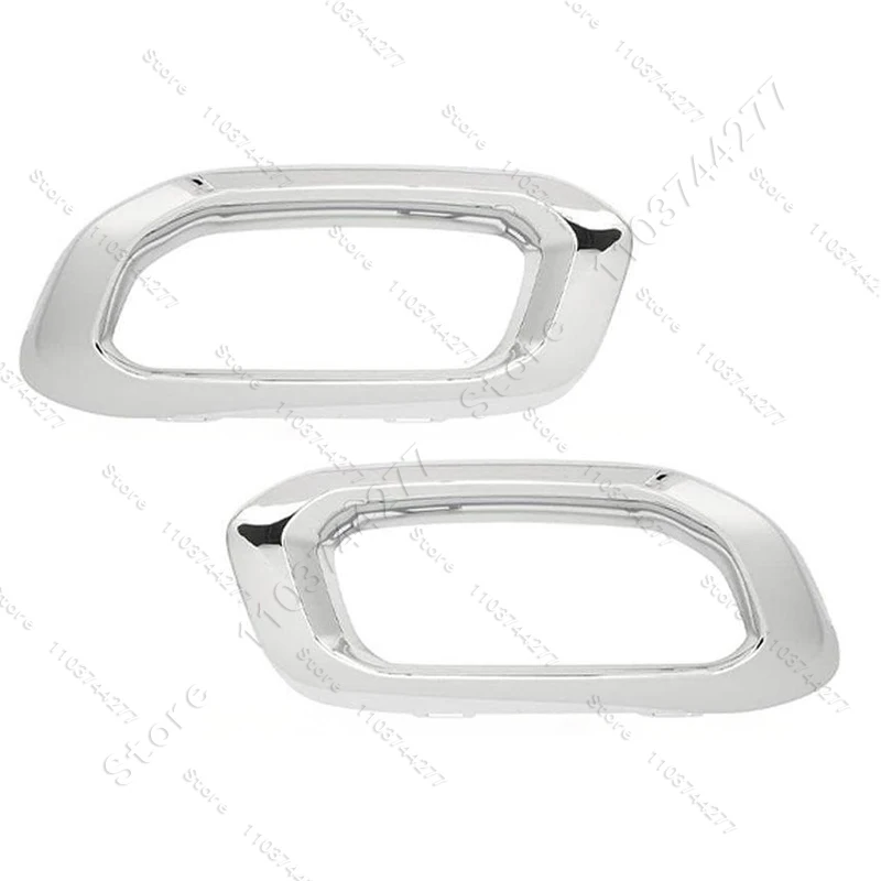 Para 2020-2023 benz x253 c253 glc300 w167 gle350 gle450 x167 gls450 tubo de escape amortecedor traseiro guarnição cromada 1678856900 1678857000