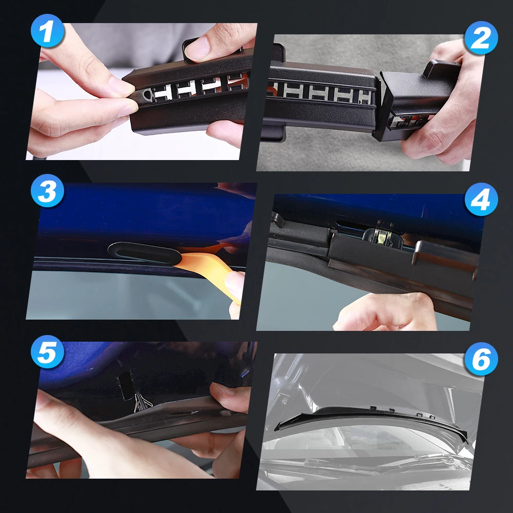 IPENGEN Cofano Anteriore Della Striscia di Tenuta A Prova di Polvere Per Tesla Modello Y 3 2021 2022 2023 Accessori Auto Protezione Della Protezione Della Striscia D'acqua