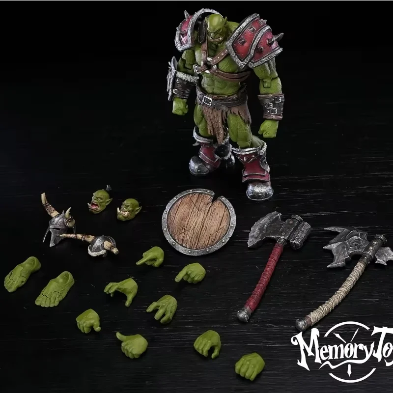 New Genuine 1/12 Scale Adventurer World Orc Captain Kagas Full Set About 20.5cm Action Figures Model Toys Gifts