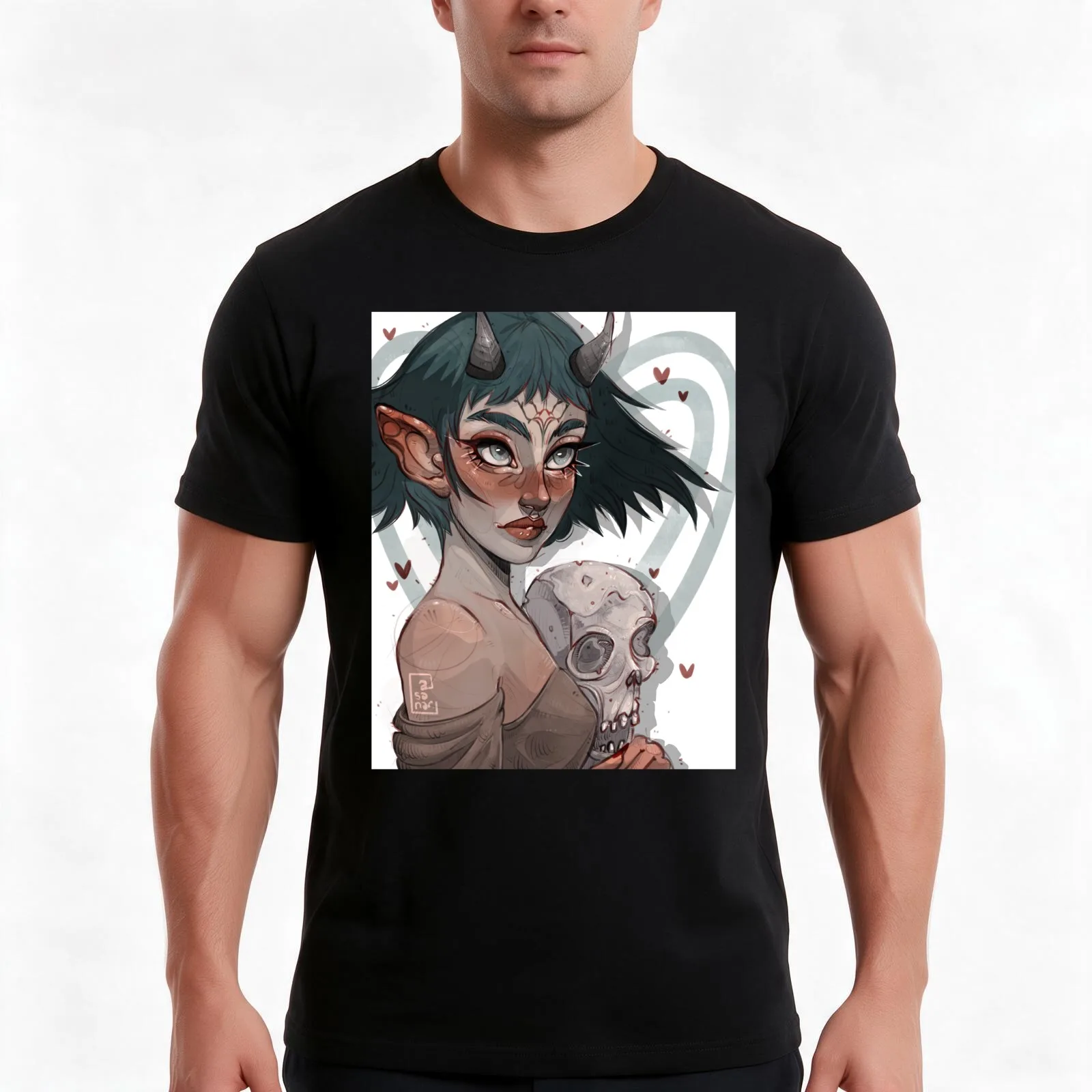 HALLO T-Shirt, Summer Casual Cotton Tee, Oversized Streetwear Tops, Vintage Graphic Print, Loose Fit Short Sleeve, 100% Cotton