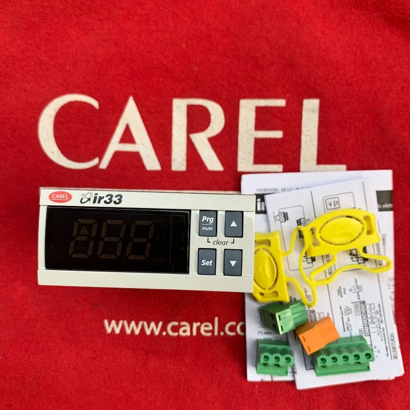 Controlador de Temperatura Electrónico CAREL IR33B7HR20 115-230V AC 1 Relé Sensor NTC/PTC Piezas de Refrigeración HVAC