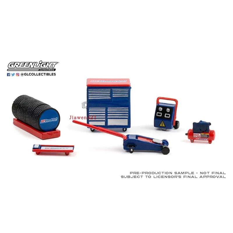 GreenLight 1:64 Scale Shop Tools Series BFGoodrich 16080-B Alloy Model For Collection Display & Holiday Gifts Toys