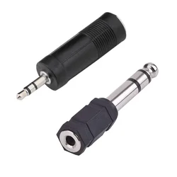 3.5mm Mini Jack Plug Microphone Connector Adapter Stereo Headphone Audio Transfer Converter For Microphone Speaker