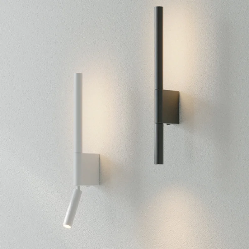 

DINDALLED Modern LED Wall Spotlight - Adjustable Bedside Sconce for Living Room and Study Decor